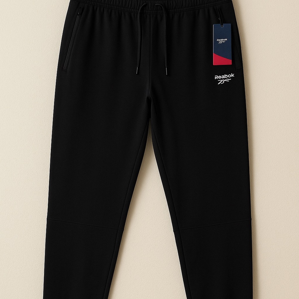 Reebok Black Joggers Soft Elastic Waistband